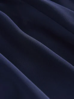 Navy Blue Smart Longline Shorts