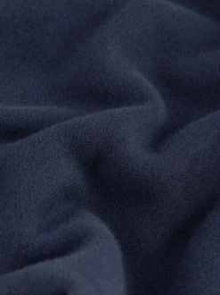 Navy Essential Cuffed Jersey Joggers