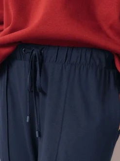 Navy Jersey Joggers