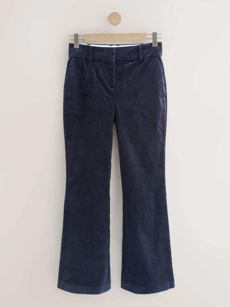 Navy N. Premium Cord Bootcut Trousers