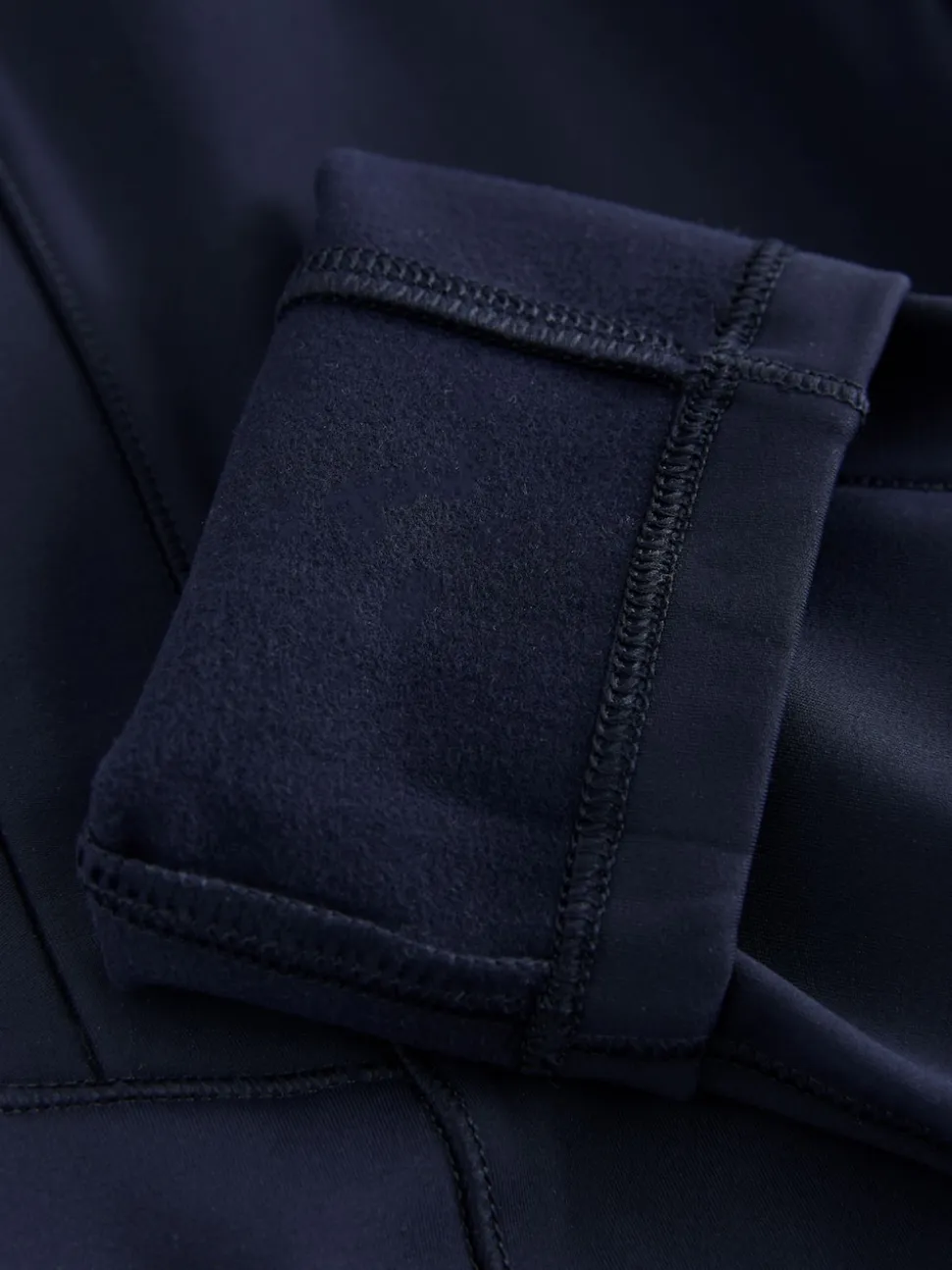 Navy Outdoor Fleece Lined Warm Handle Leggings