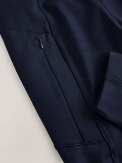 Navy Outdoor Fleece Lined Warm Handle Leggings
