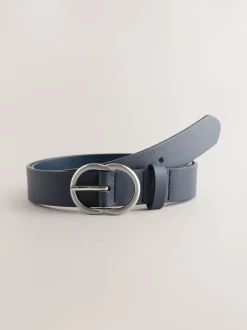 Navy Regular PU Belt
