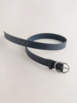 Navy Regular PU Belt