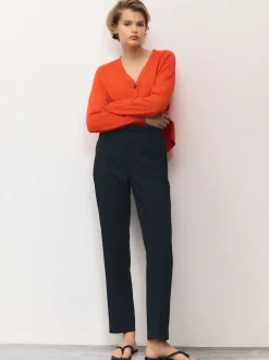 Navy Slim Tailored Trousers