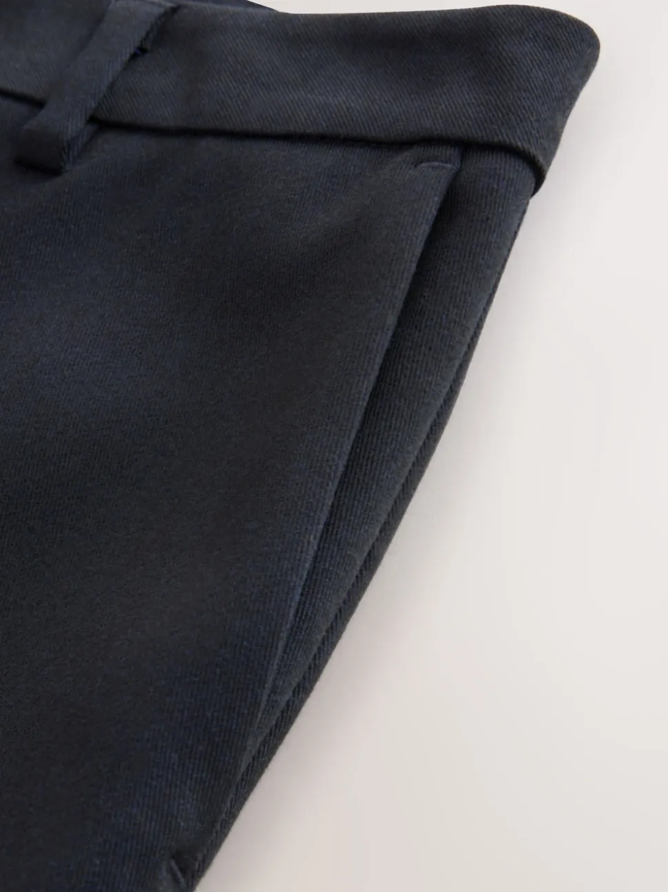 Navy Slim Tailored Trousers
