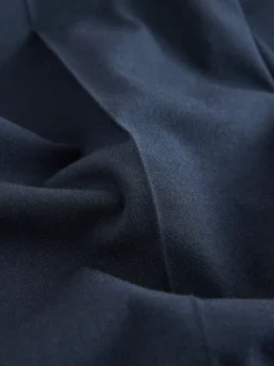 Navy Tailored Hourglass Slim Trousers with Wool