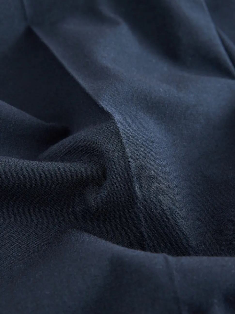 Navy Tailored Hourglass Slim Trousers with Wool