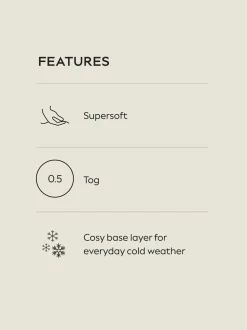 Navy/Cream Stripe Thermal Maximum Warmth Cosy Ribbed Vest
