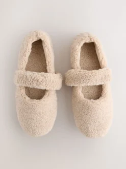 Neutral Borg Ballet Slippers