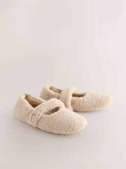 Neutral Borg Ballet Slippers