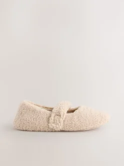 Neutral Borg Ballet Slippers