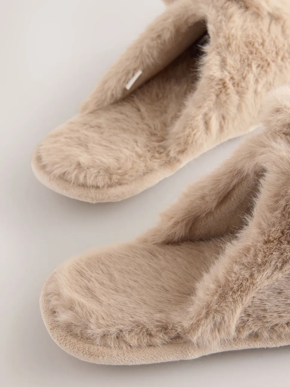 Neutral Bunny Mule Slippers
