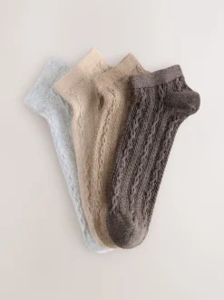 Neutral Cable Trainer Socks 4 Pack