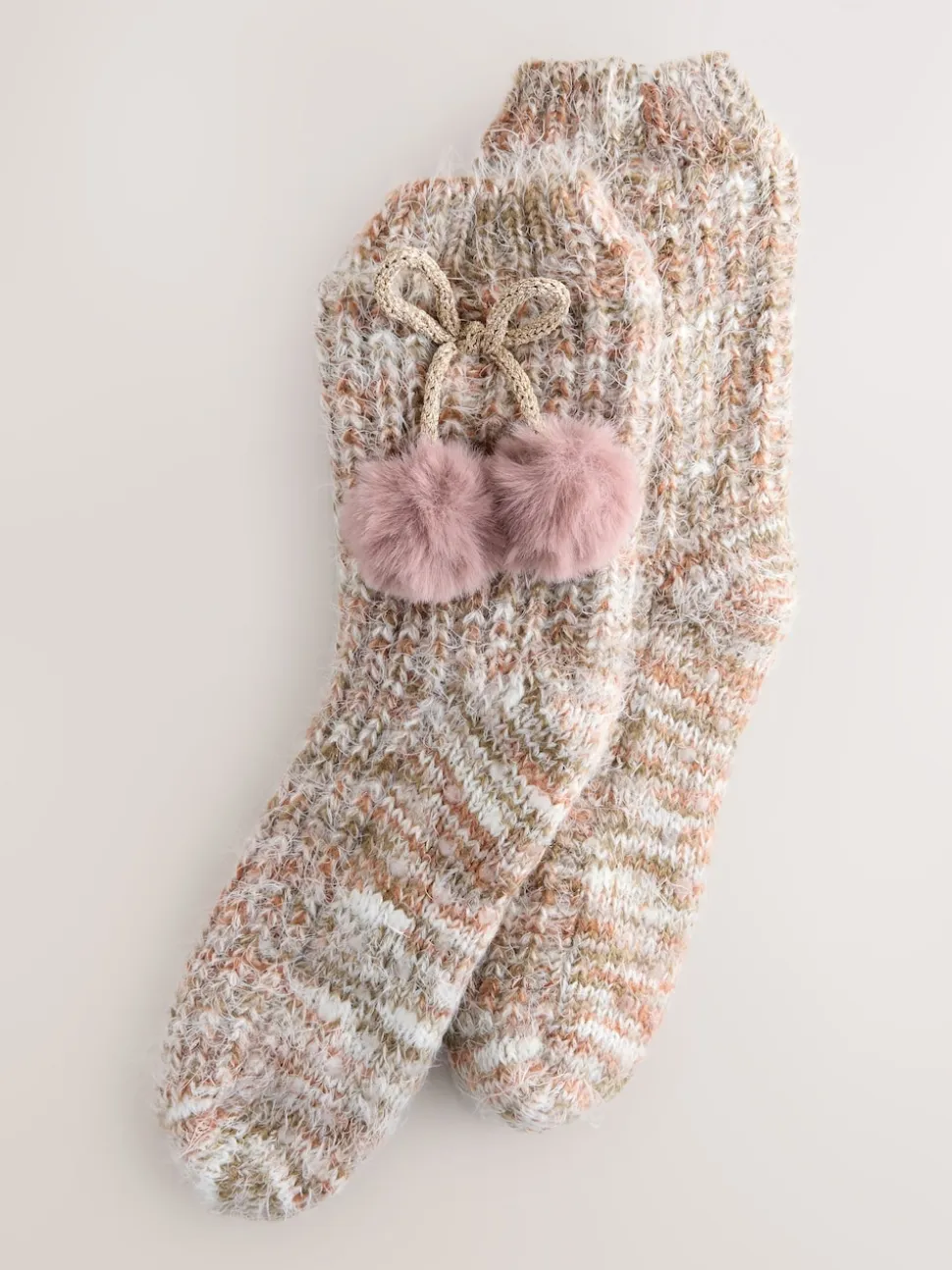 Neutral Chunky Slipper Socks 1 Pack