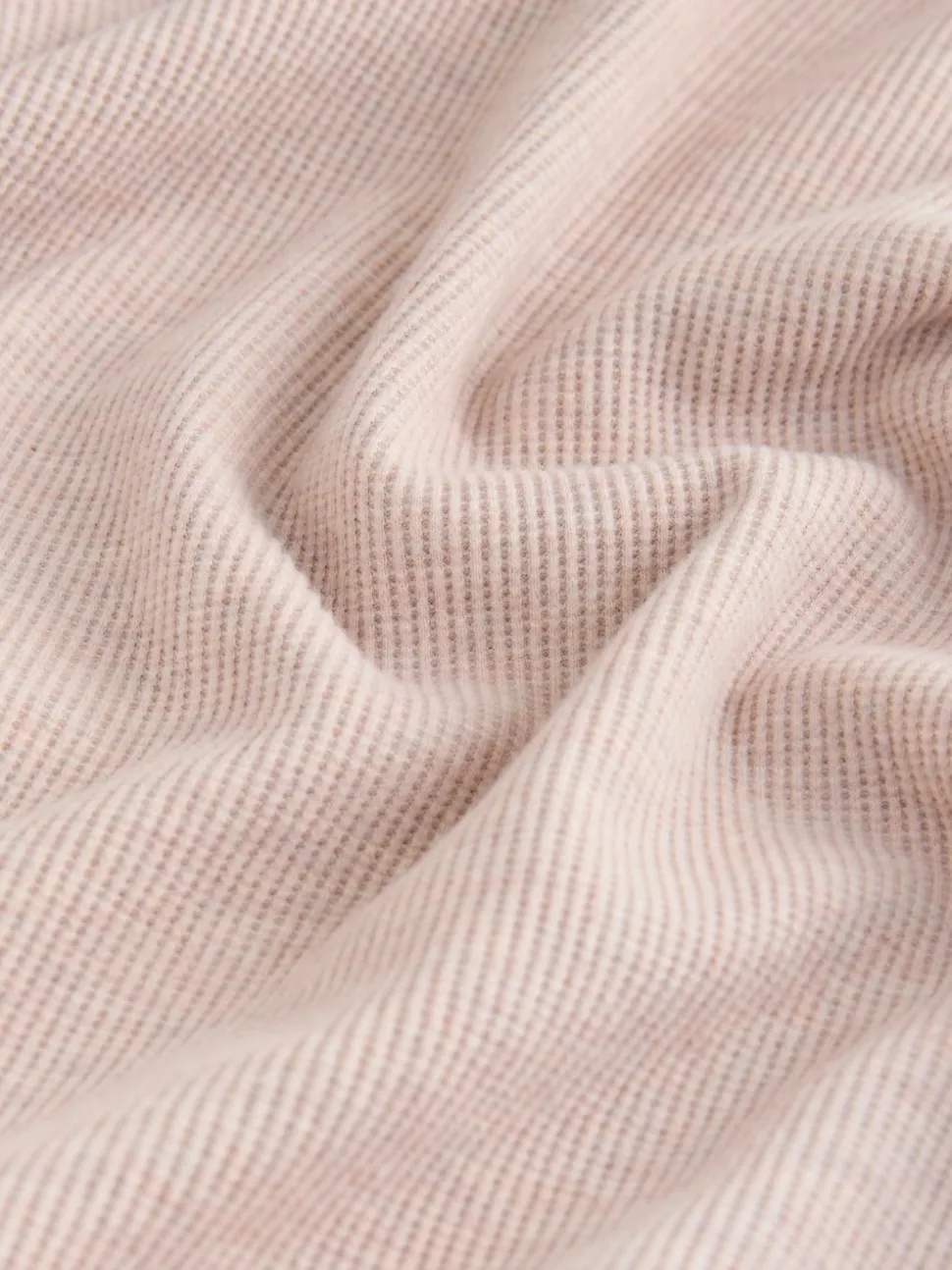 Neutral Cosy Waffle Long Sleeve Pyjamas