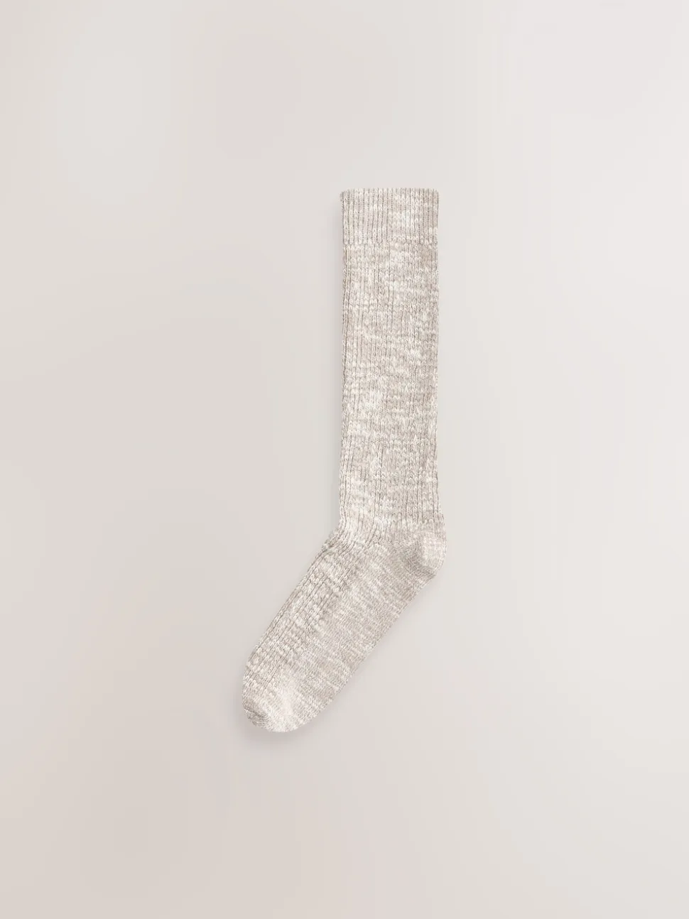 Neutral Cotton Slub Slouchy Ankle Socks 3 Pack