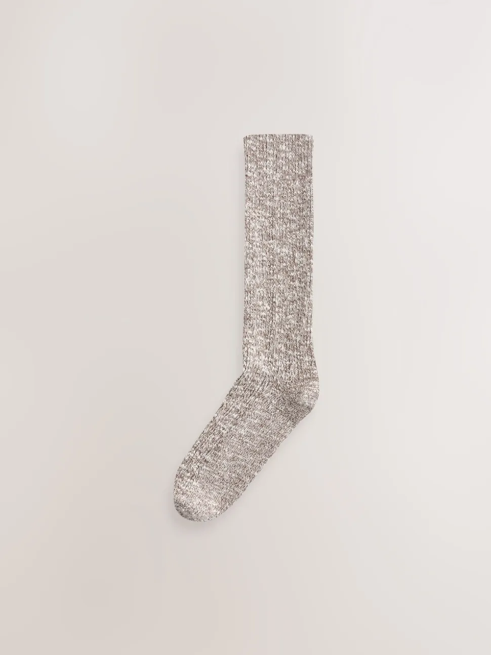 Neutral Cotton Slub Slouchy Ankle Socks 3 Pack