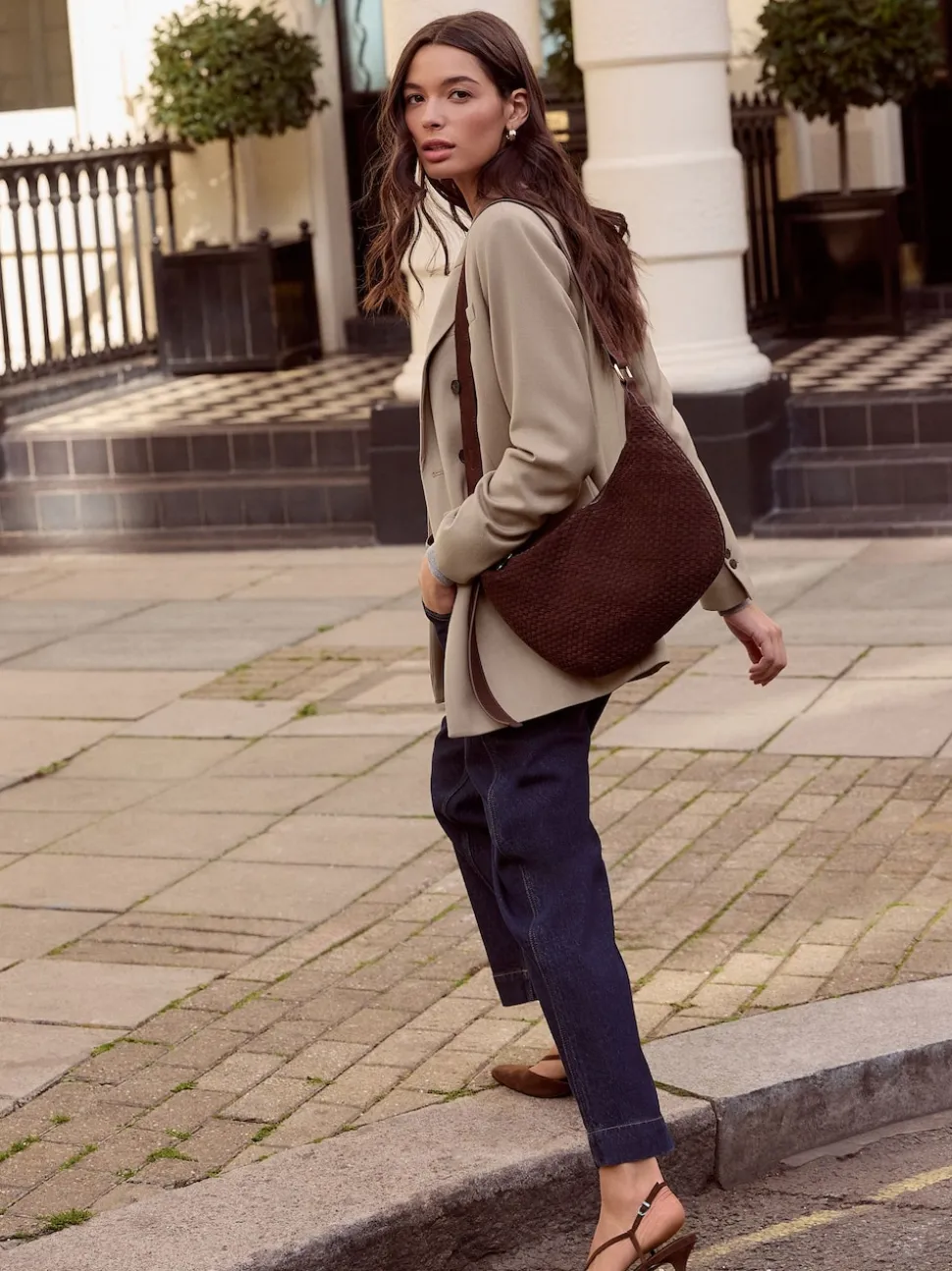 Neutral N.Premium Wool Blend Twill Blazer