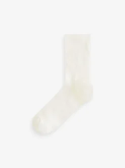 Neutral Ribbed Ankle Socks 4 Pack