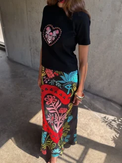 Never Fully Dressed Black Petite Amara Dorris Skirt