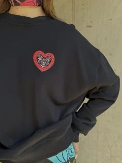 Never Fully Dressed Black Amara Sweatshirt