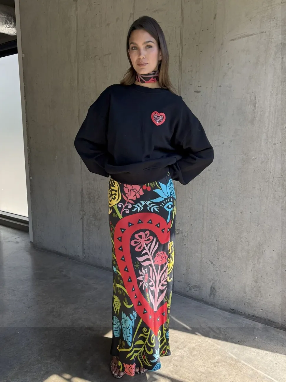 Never Fully Dressed Black Amara Sweatshirt