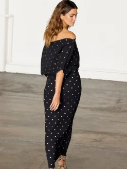 Never Fully Dressed Black Sunshine Tilly Dress