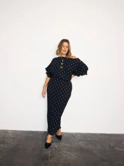 Never Fully Dressed Black Sunshine Tilly Dress
