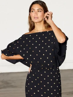 Never Fully Dressed Black Sunshine Tilly Dress