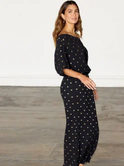 Never Fully Dressed Black Sunshine Tilly Dress