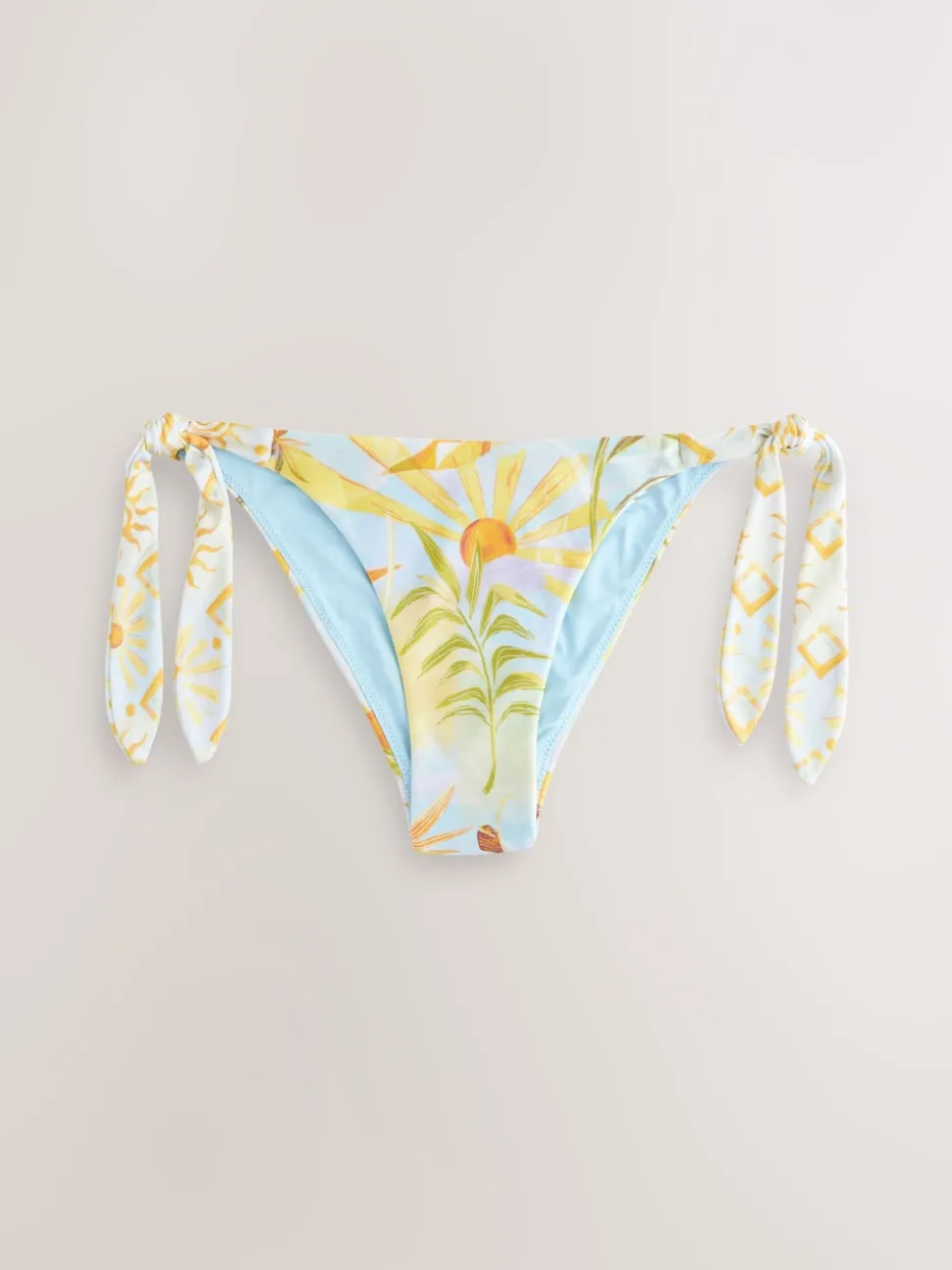 Never Fully Dressed Blue Sun Tie Side Tie Side Bikini Briefs