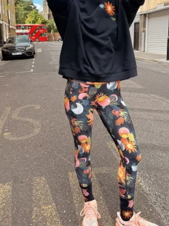 Never Fully Dressed Blue Sun Print Leggings
