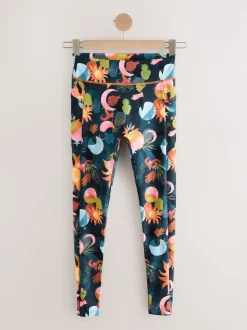Never Fully Dressed Blue Sun Print Leggings