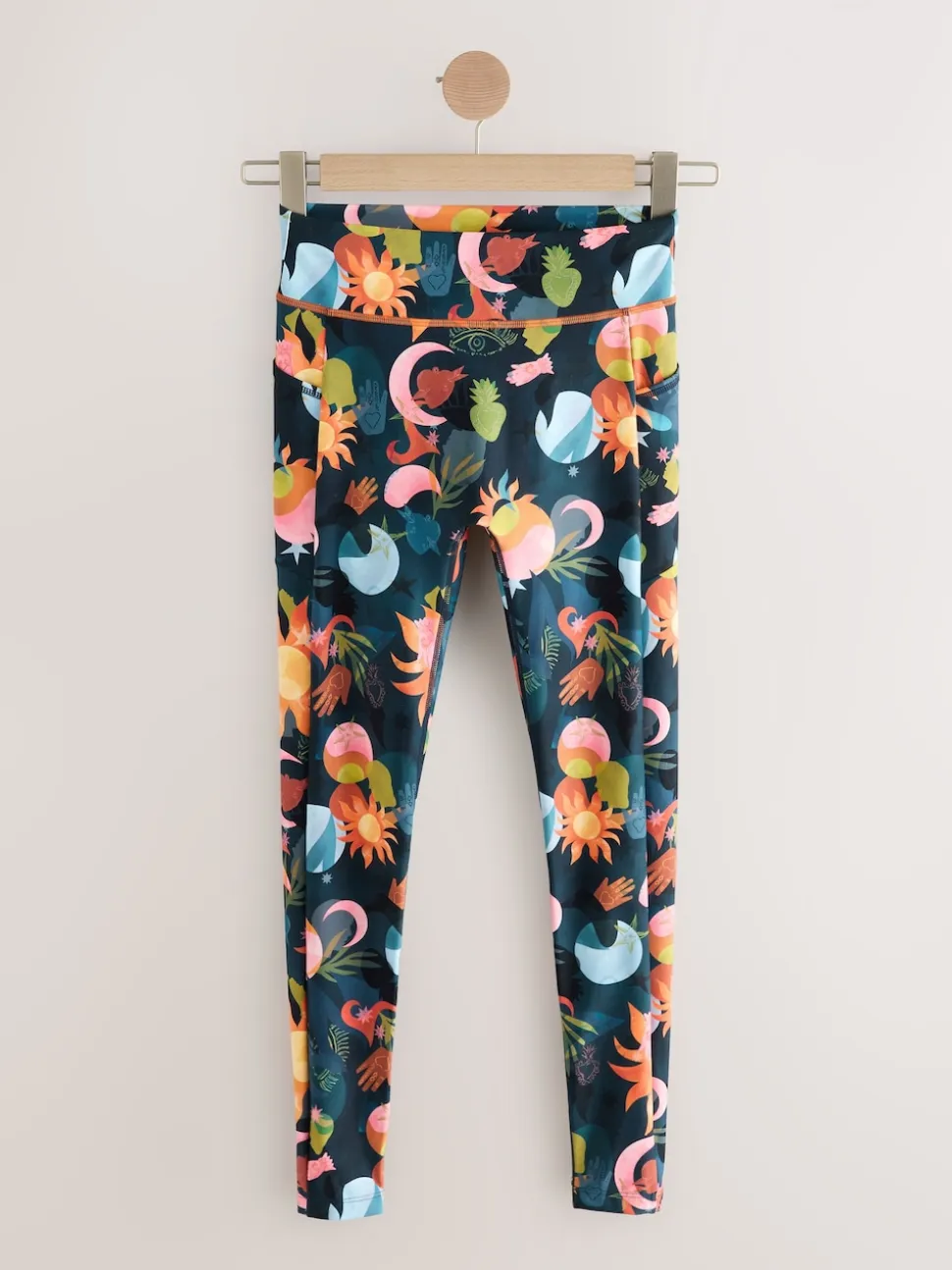 Never Fully Dressed Blue Sun Print Leggings
