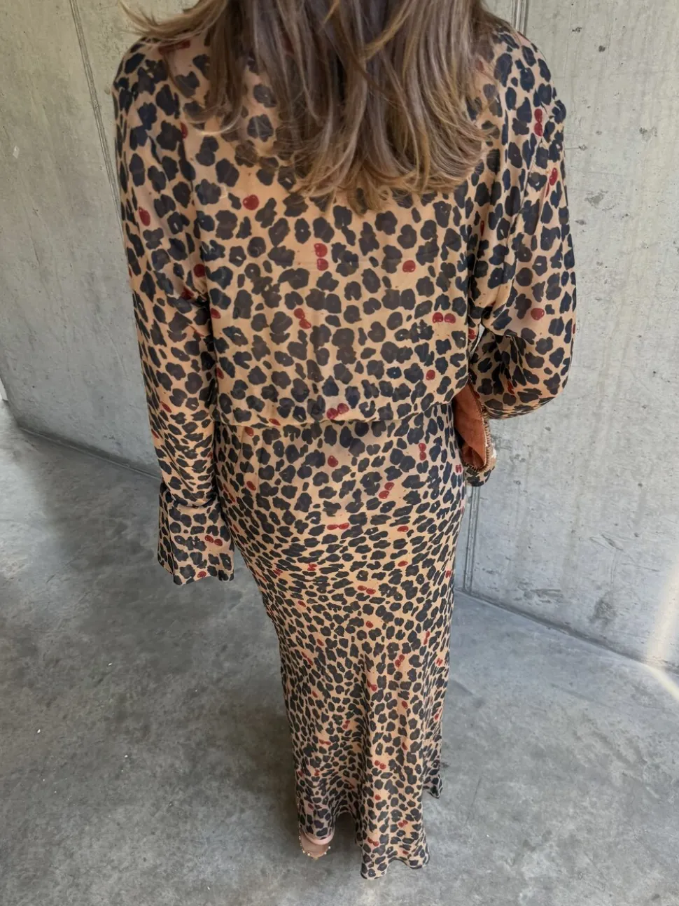 Never Fully Dressed Brown Petite Leopard Mia Petite Dress