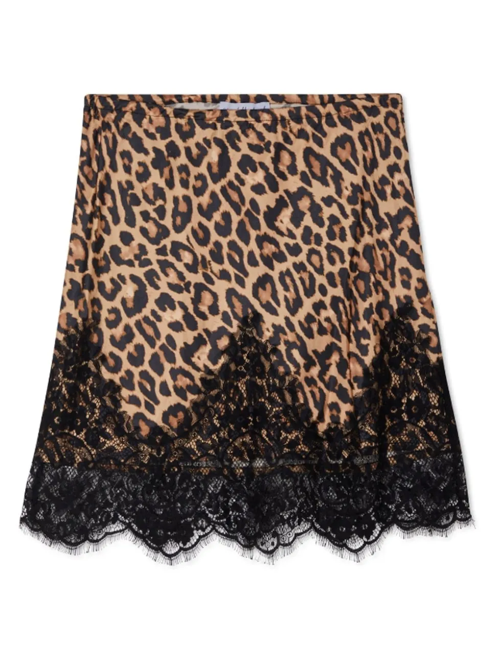 Never Fully Dressed Brown Leopard Print Lace Maeva Skirt