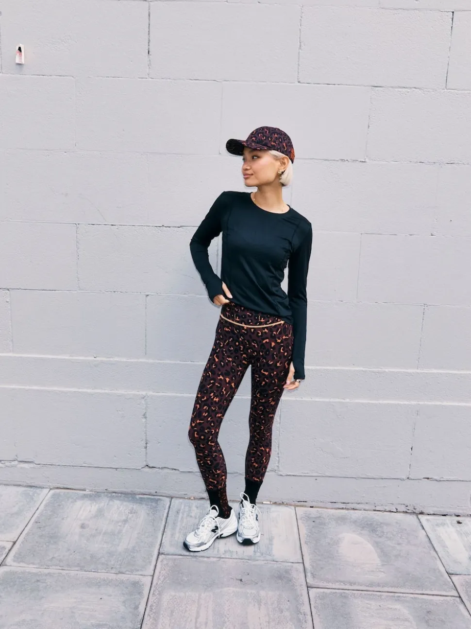 Never Fully Dressed Burgandy Leopard Leggings