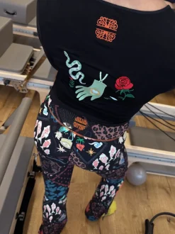 Never Fully Dressed Night Garden Flared Leggings