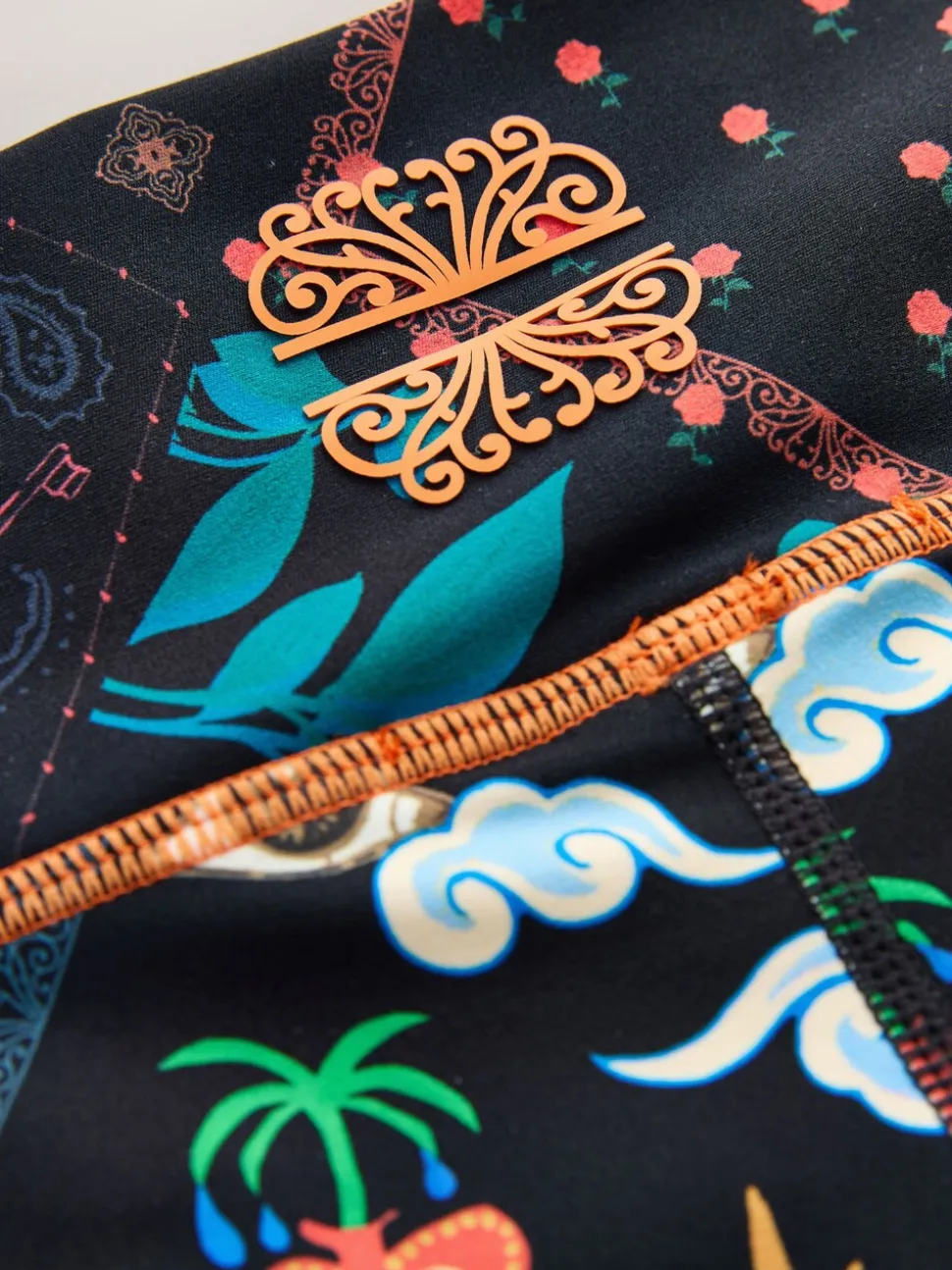 Never Fully Dressed Night Garden Flared Leggings