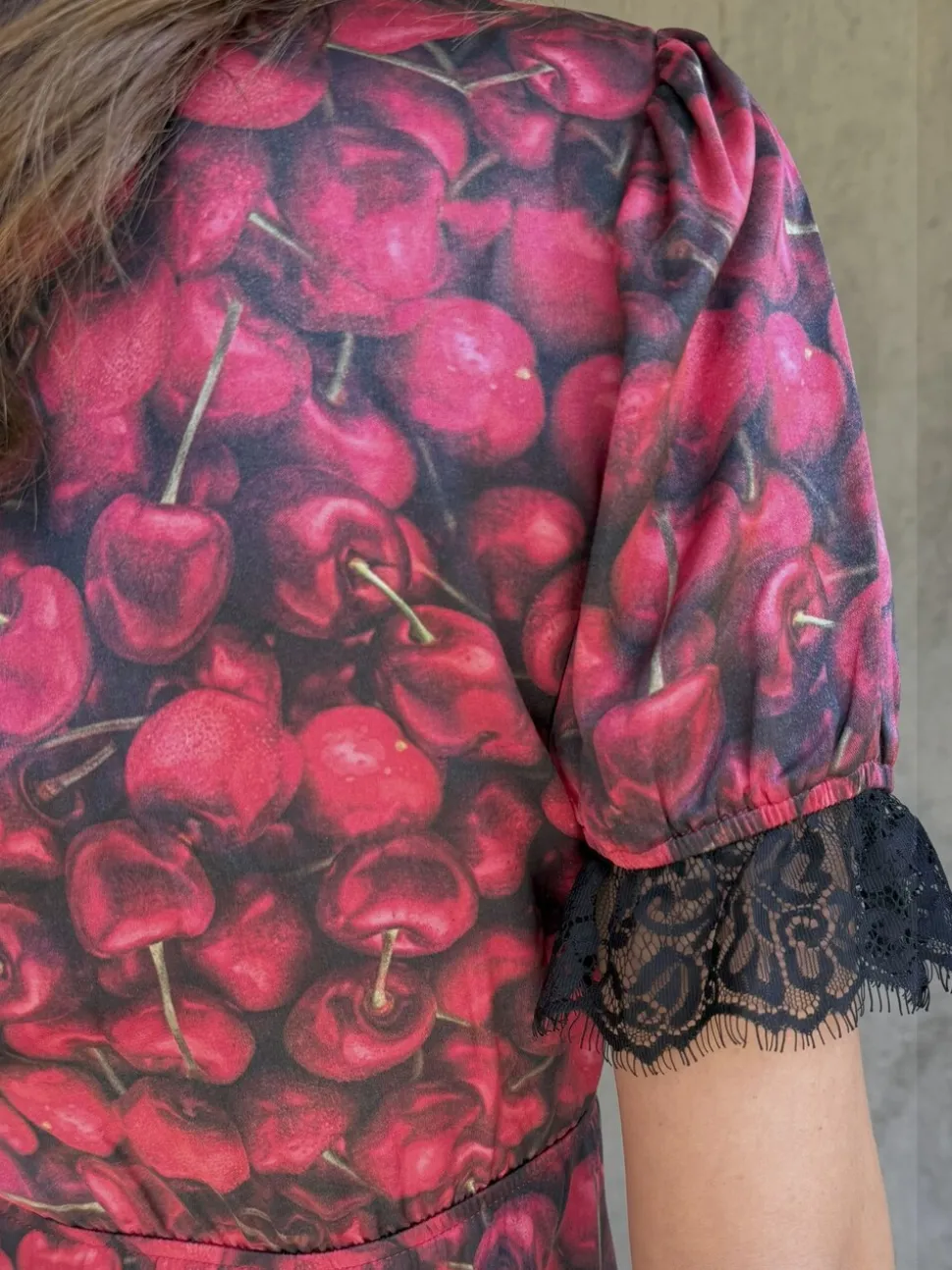 Never Fully Dressed Red Cherry Lyla Dress