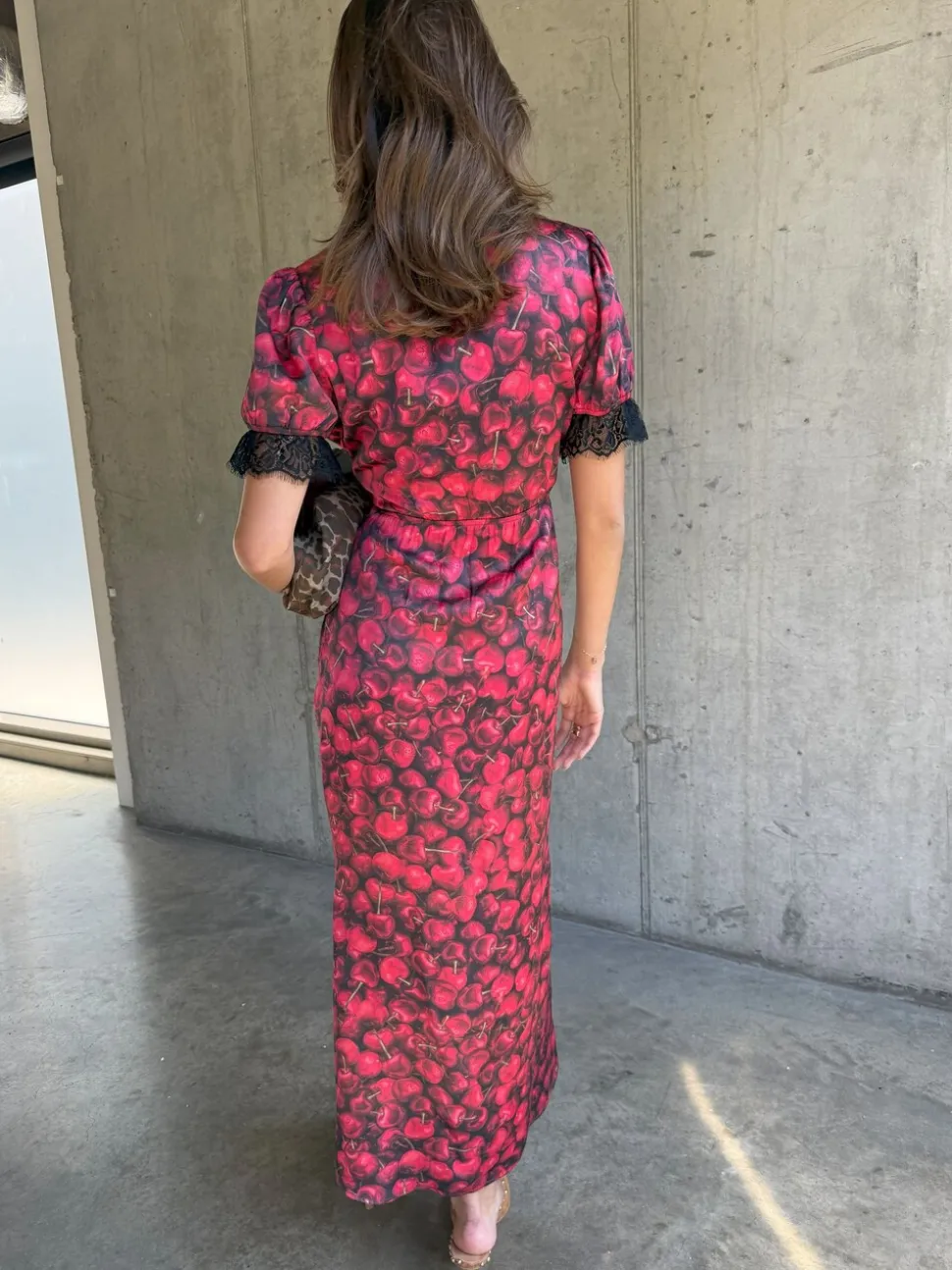 Never Fully Dressed Red Cherry Lyla Dress