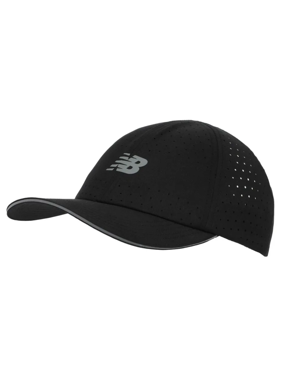 New Balance Black 6 Panel Pro Run Hat