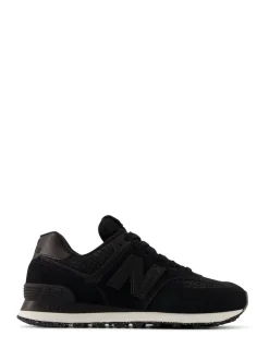 New Balance Black 574 Trainers
