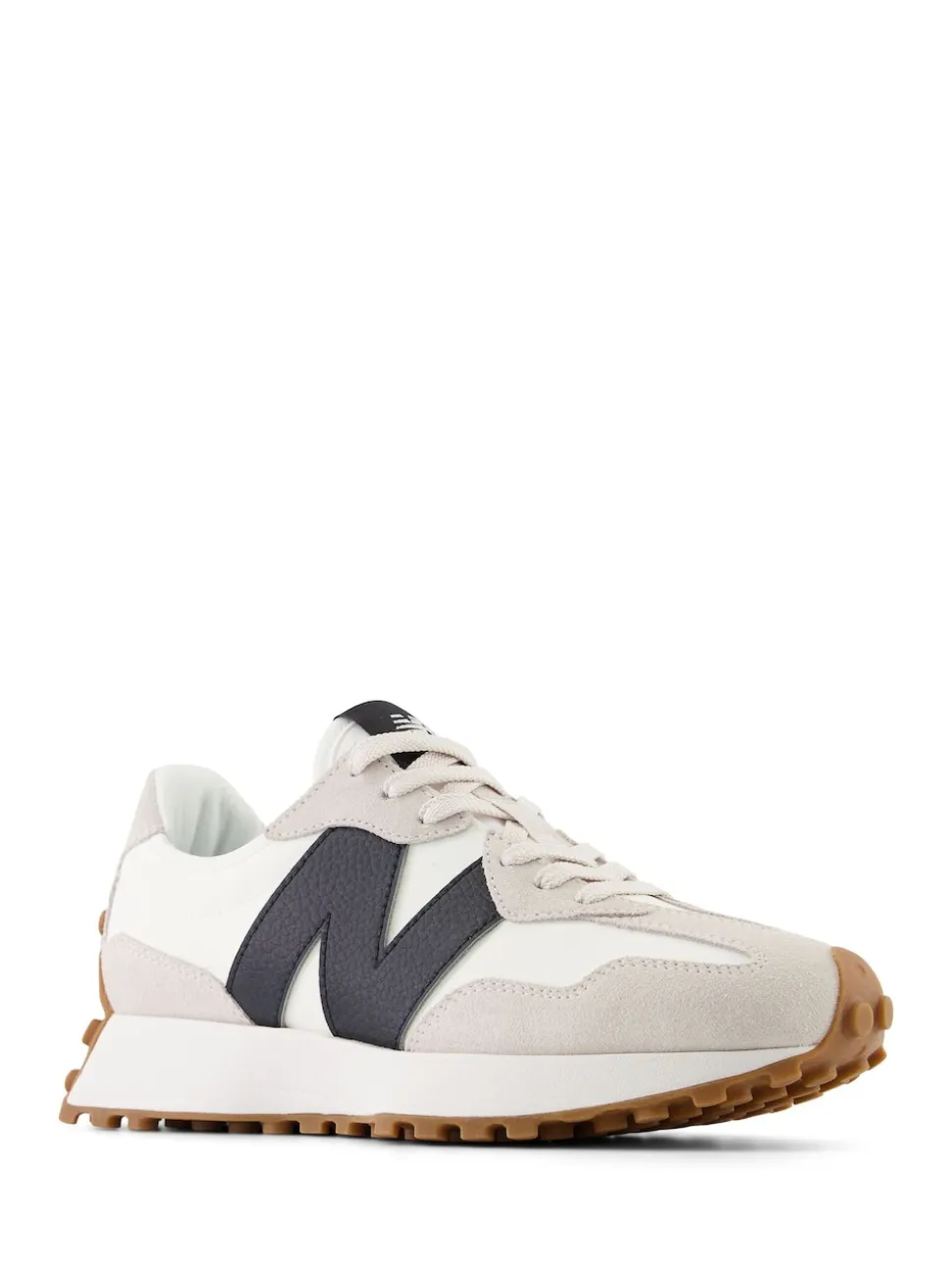 New Balance Black on White 327 Trainers