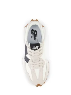 New Balance Black on White 327 Trainers
