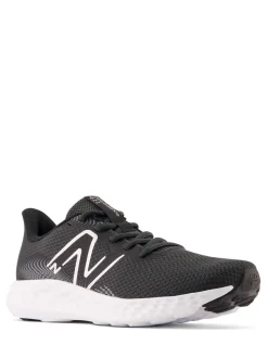 New Balance Black/White Womens 411 Trainers