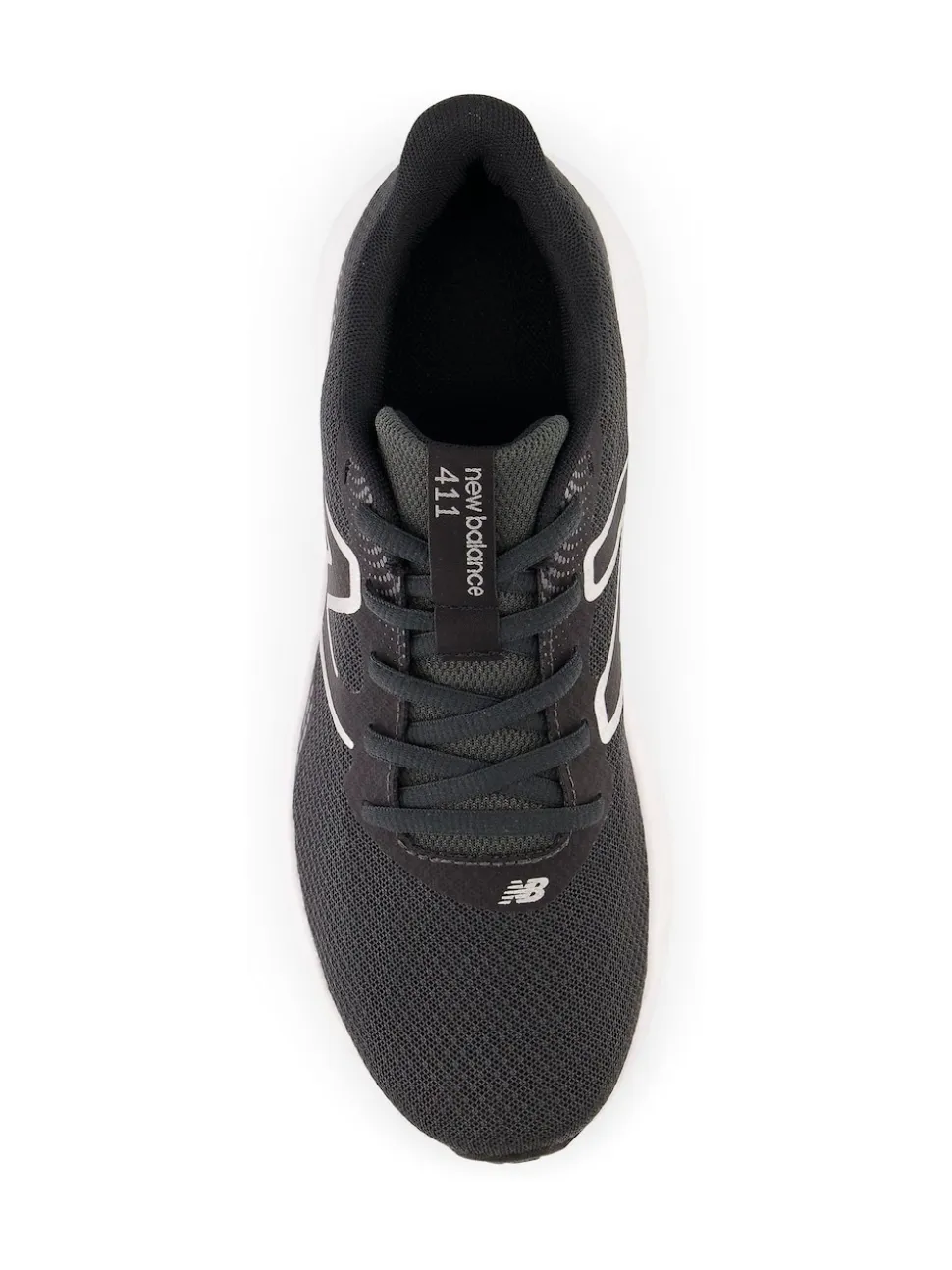 New Balance Black/White Womens 411 Trainers