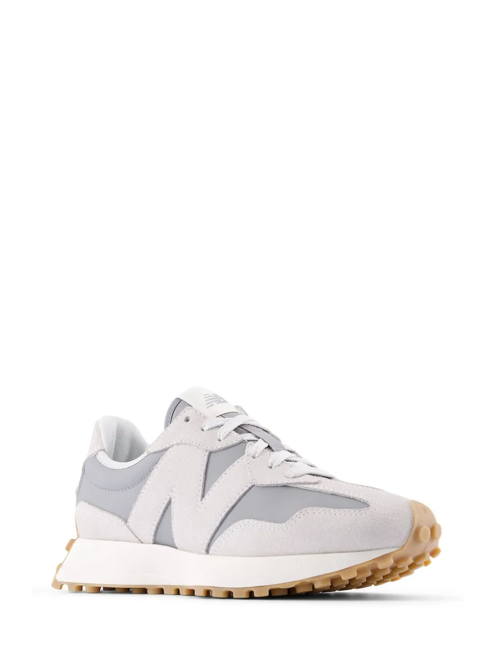 New Balance Grey/White 327 Trainers