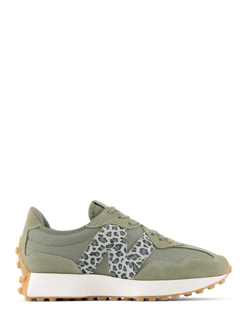 New Balance Olive Green 327 Trainers